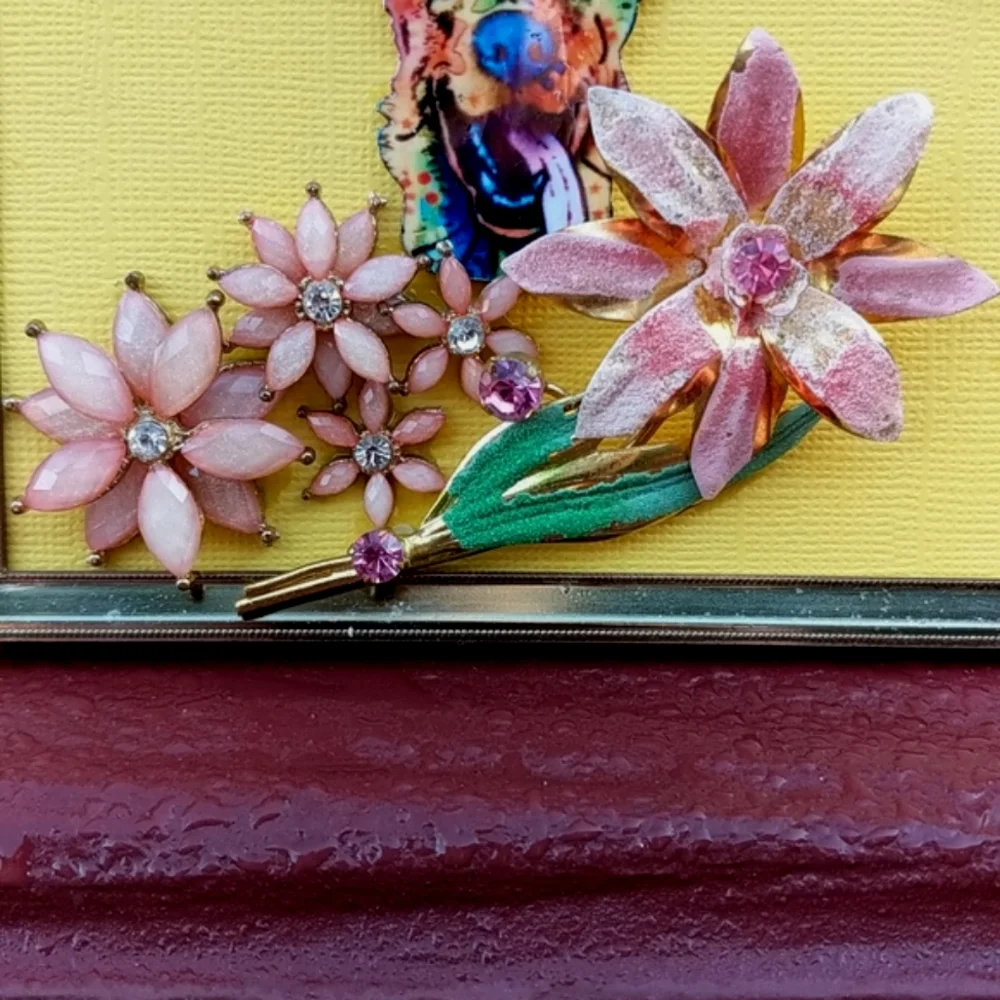 Handcrafted German Shepherd original art framed! - Picture 4 of 9